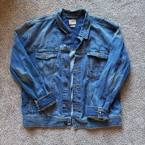 Wrangler Blue Denim Oversized Jacket